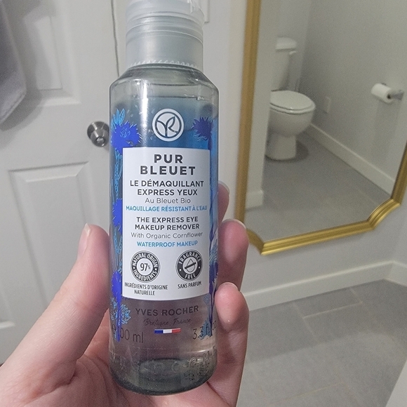 NWT Yves Rocher 100 ml Express Eye Makeup Remover - Pur Bleuet - Picture 3 of 4